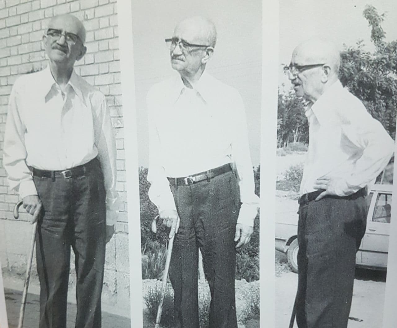 اللهیار صالح در سفر به کاشان (۱۳۵۹)، چند ماه قبل از مرگ.